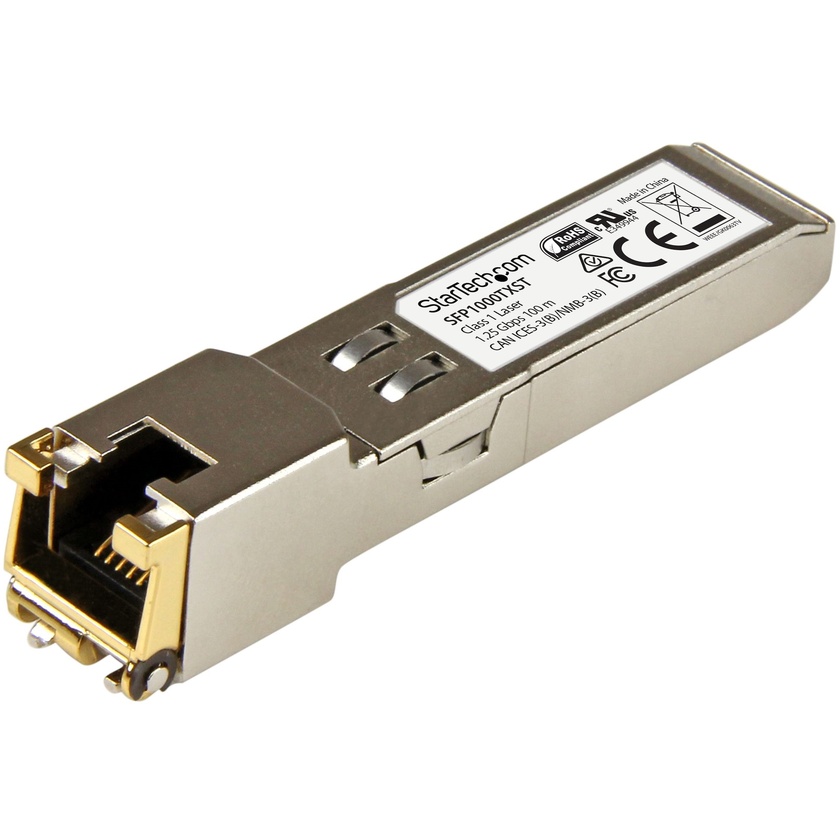 StarTech MSA Compliant 1000Base-TX SFP - Copper