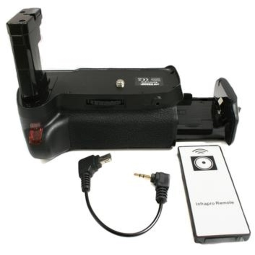 Wasabi Power Battery Grip MB-D3100 for Nikon D3100, D3200, D5300, D5500 (with Remote)