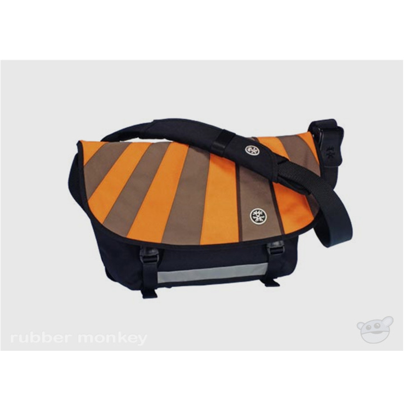Crumpler The Barney Rustle Blanket - Black Light Brown and Orange
