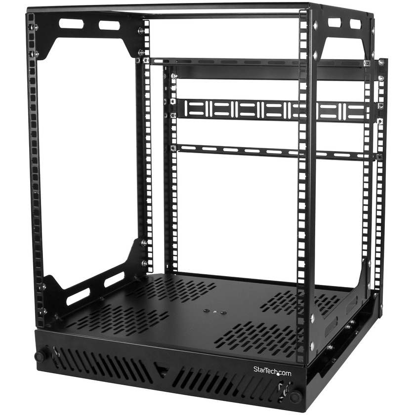 StarTech 12U Sliding Rotating Open Frame Network Rack