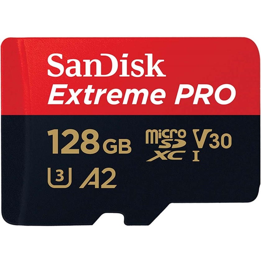 SanDisk 128GB Extreme Pro UHS-I microSDXC Memory Card