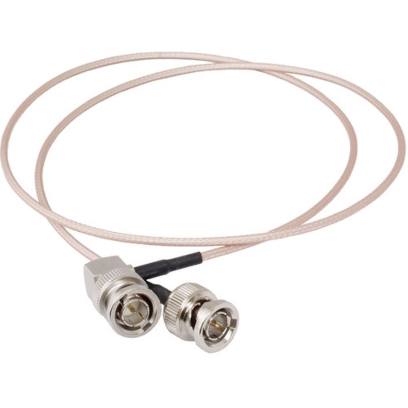 Cinegears Thin SDI Cable (Right-Angle to Straight, 77.5 cm / 30.5")