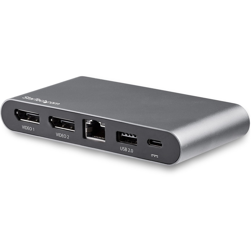 StarTech USB C Multiport Adapter Dual Display-Port with Power