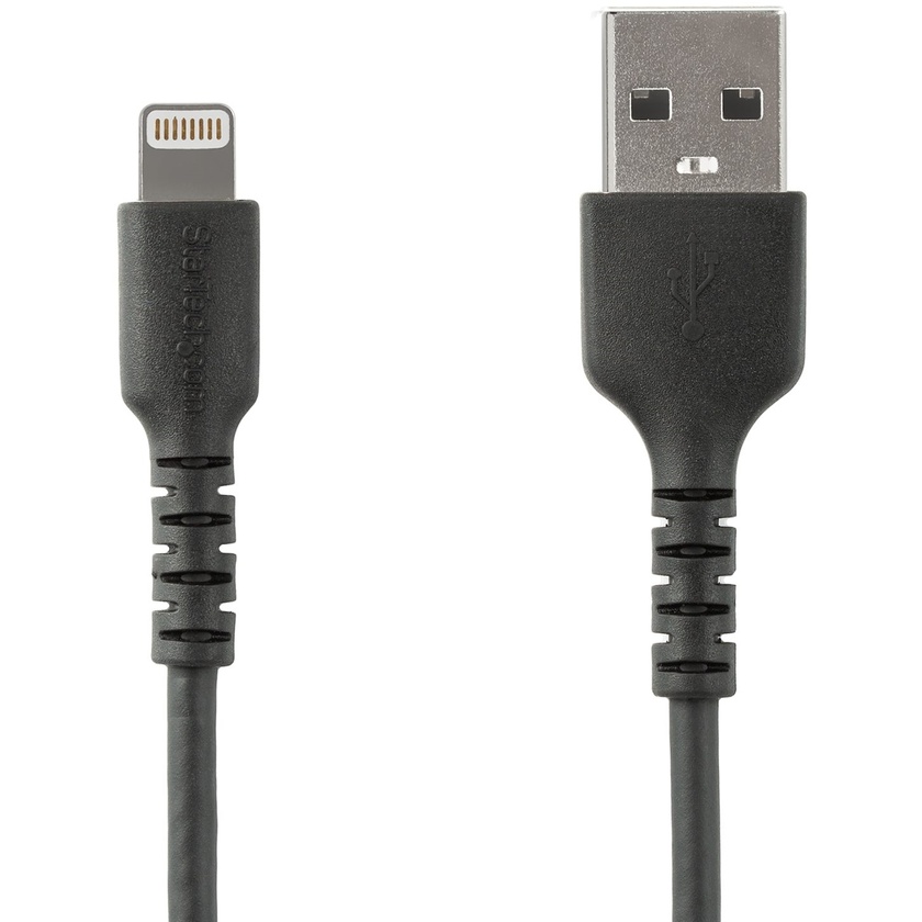 StarTech Heavy Duty USB-A to Lightning Cable (Black, 2m)
