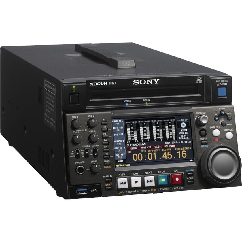 Sony PDW-HD1550 Professional Disc Recorder