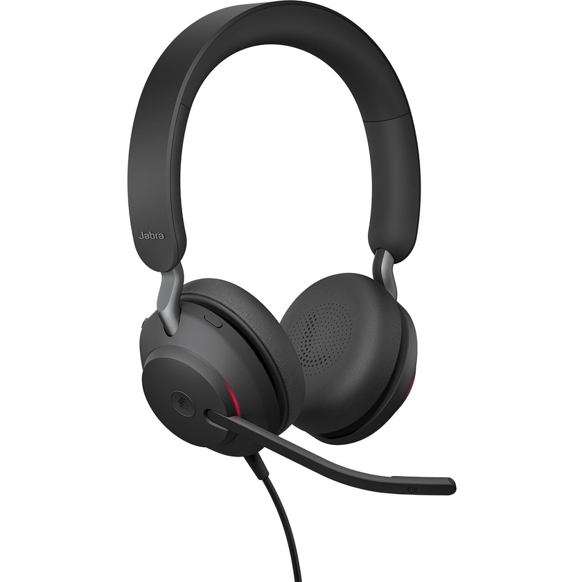 Jabra Evolve2 40 Stereo Wired On-Ear Headset (Microsoft Teams, USB Type-A)