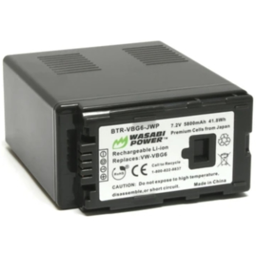 Wasabi Power Battery for Panasonic VW-VBG6