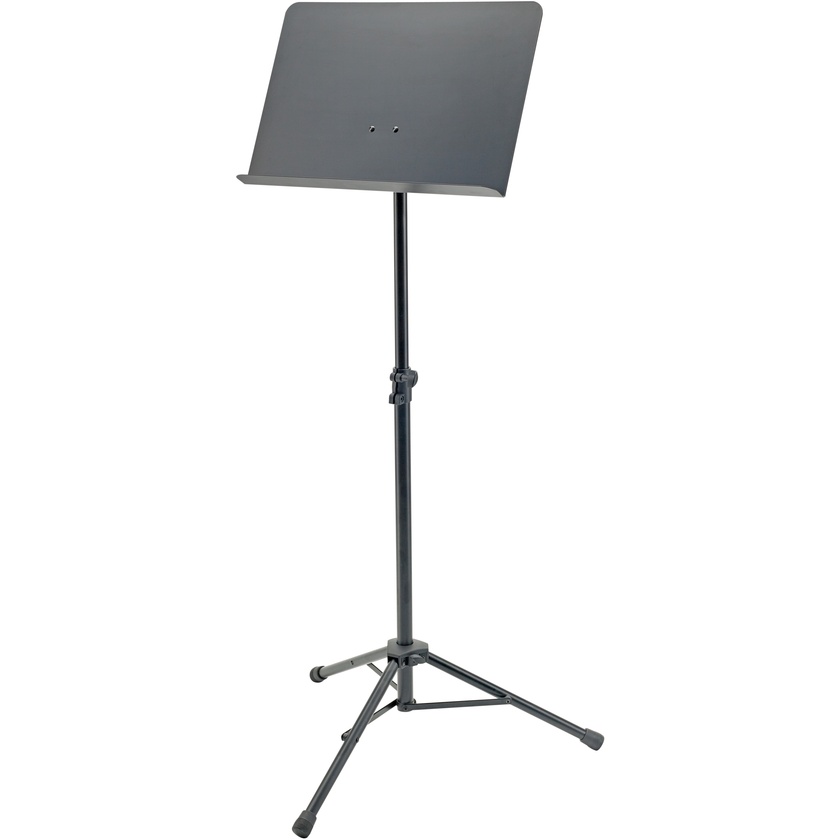K&M Height-Adjustable 29.1 to 50" Orchestra Music Stand (Black)