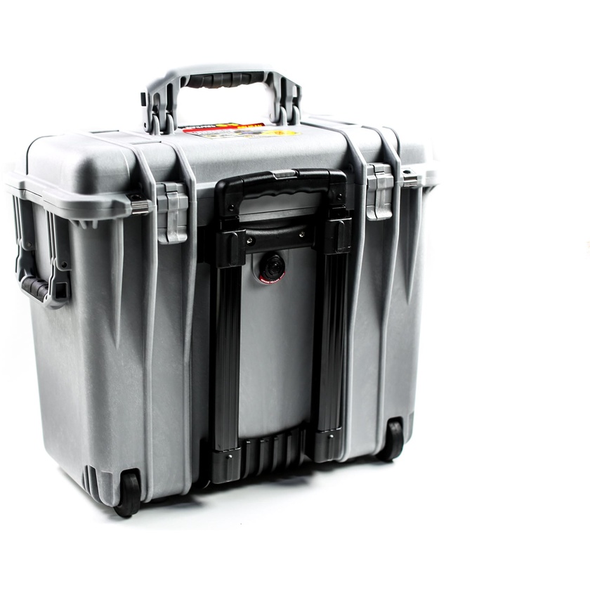 Pelican 1444 Top Loader Case with Photo Dividers (Silver)