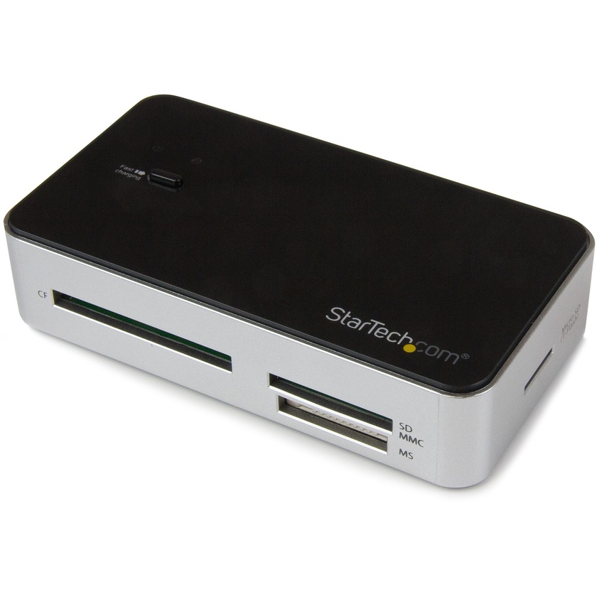 Startech USB 3.0 Memory Card Reader w/ USB Hub