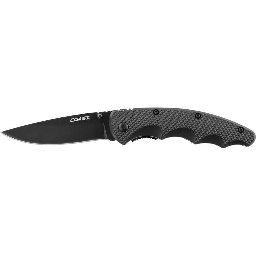 COAST LX315 Liner Lock Folding Knife with Deep Carry Pocket Clip (Clamshell Packaging)