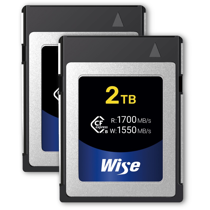 Wise Advanced 2TB CFX-B Series CFexpress Memory Card (2-Pack)