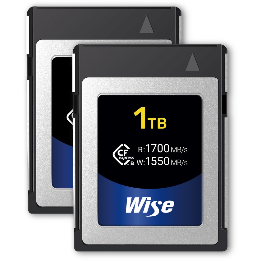 Wise Advanced 1TB CFX-B Series CFexpress Memory Card (2-Pack)