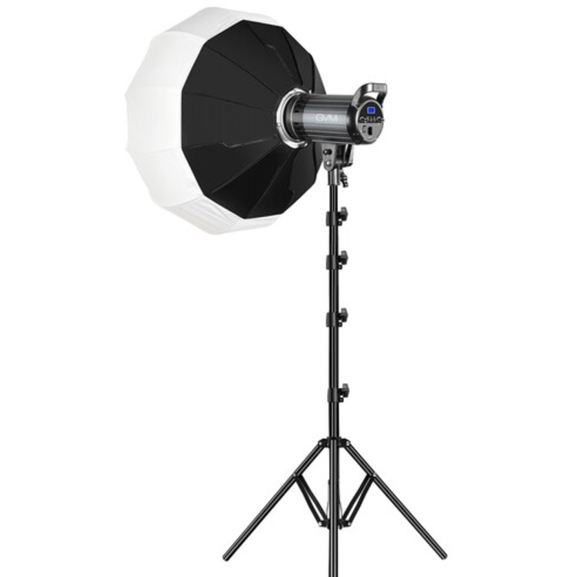 GVM G100W Bi-Colour LED Video Light with Lantern Softbox