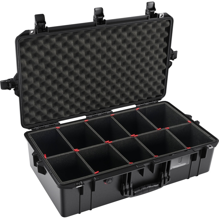 Pelican 1605 Air Case (Black, With TrekPak Divider Insert)