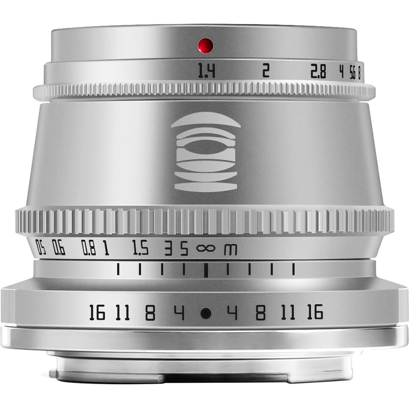 TTArtisan 35mm f/1.4 Lens (Fujifilm X, Silver)