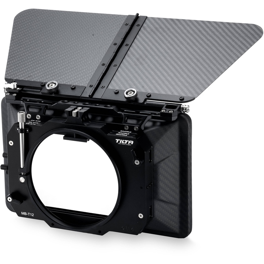 Tilta MB-T12-M114 3-Stage 4 x 5.65" Carbon Fiber Clip-On Matte Box (114mm Back)