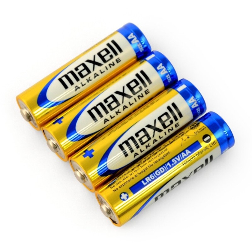 Maxell Alkaline AA Battery (4 Pack)