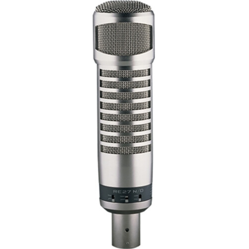 Electro-Voice RE27N/D Broadcast Announcer Microphone with Variable-D and Neodymium Capsule