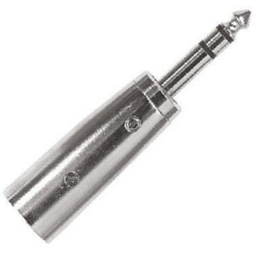 Proel Metal MXLR to MTRS (6.3mm) Adaptor