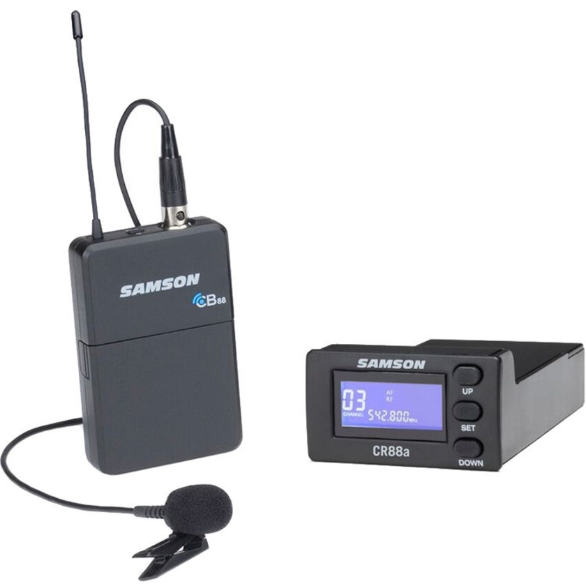 Samson Concert 88a Wireless Lavalier Microphone System (Band D: 542 to 566 MHz)