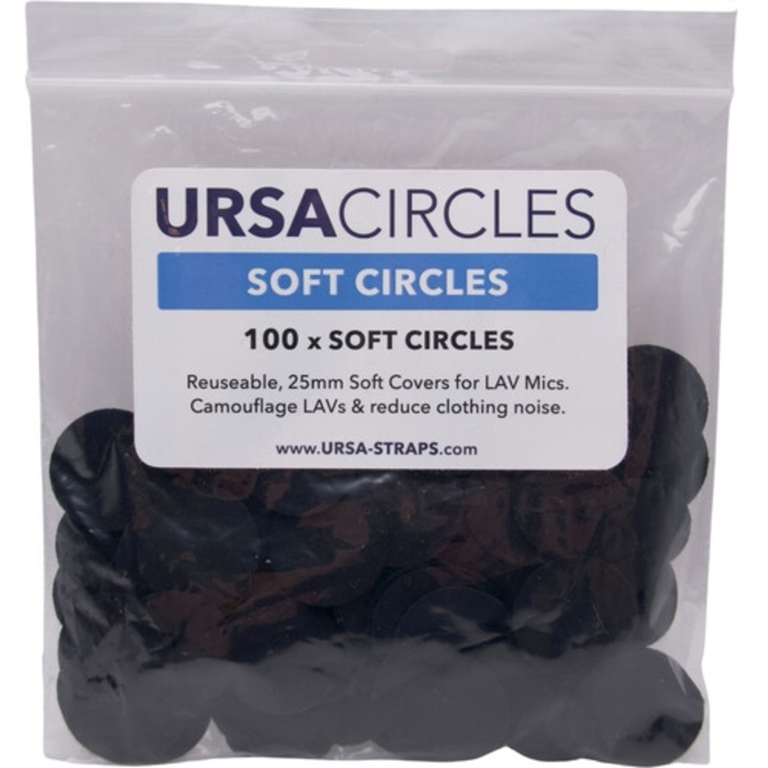 Ursa Soft Circles Lav Covers (100x, Black)