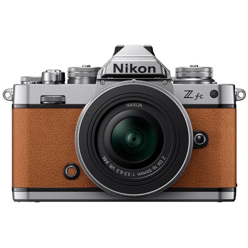 Nikon Z fc Mirrorless Digital Camera (Amber Brown) with 16-50mm Lens