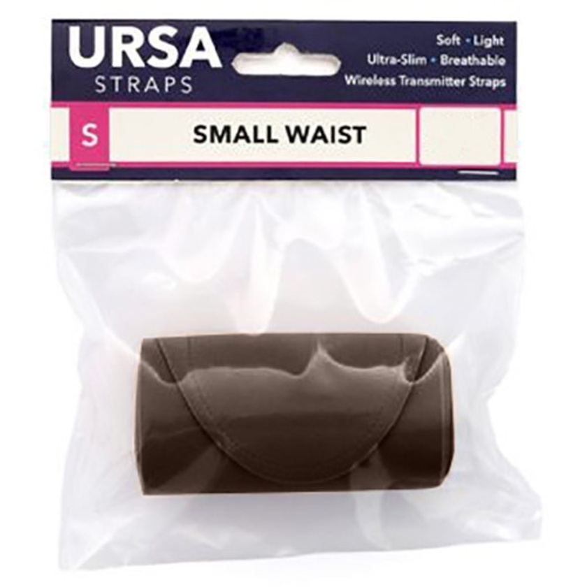 Ursa Waist Strap with Small Pouch for Wireless Transmitters (Small, Brown)