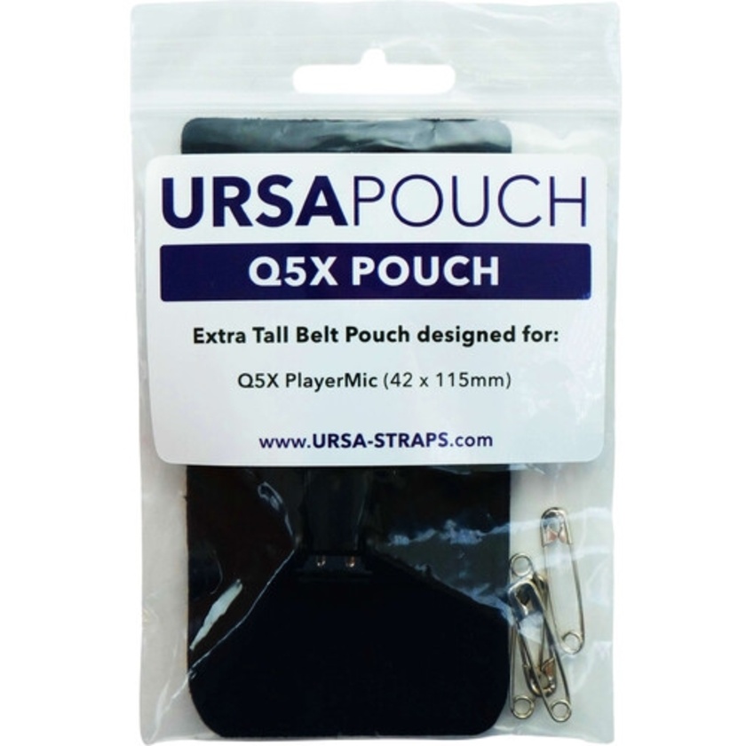 Ursa Pouch for Wireless Transmitters (XL, Black)