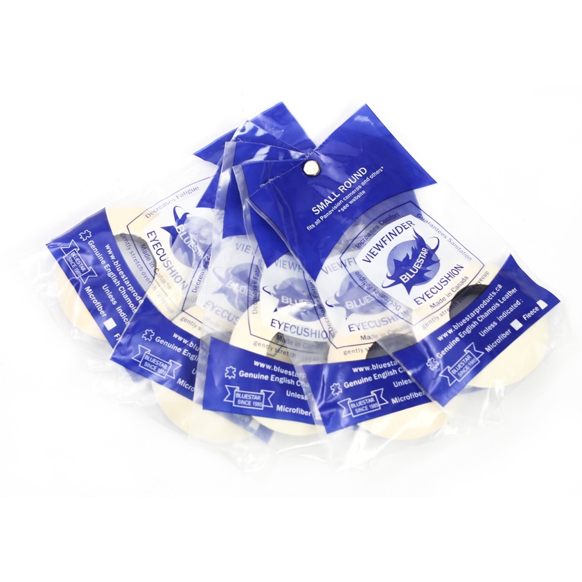 Bluestar Small Round Eyecushion - Chamois (5 Pack)
