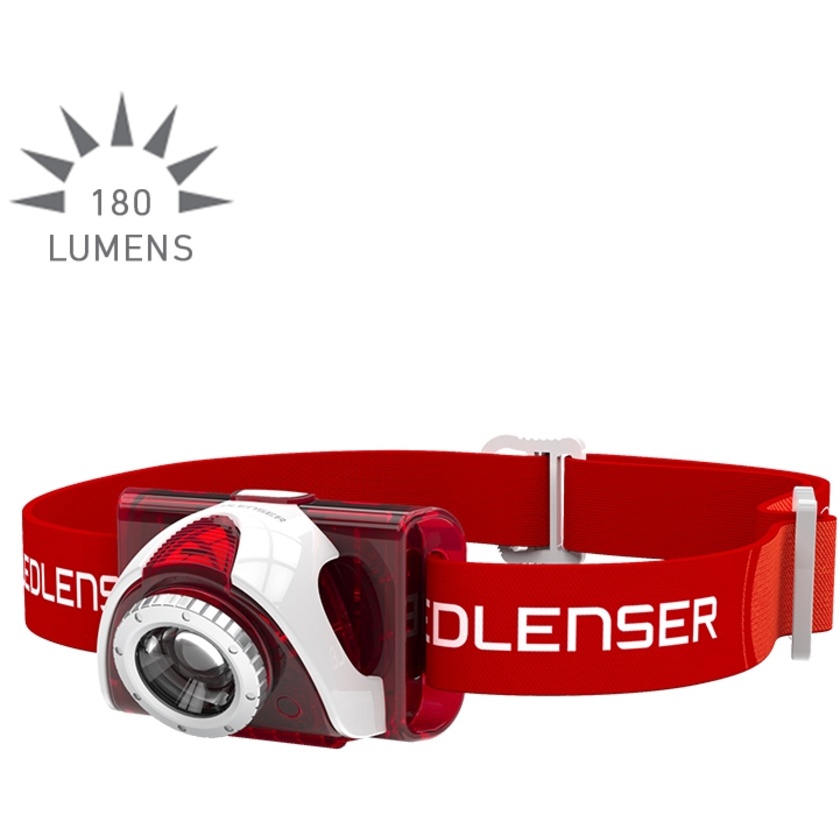 LEDLenser SEO5 LED Headlamp (Red)