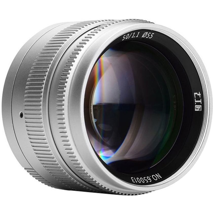 7Artisans 50mm f/1.1 Lens for Leica M (Silver)