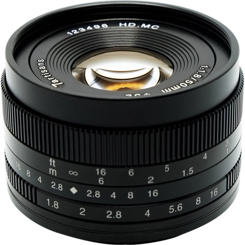 7Artisans 50mm f/1.8 Lens for Sony E