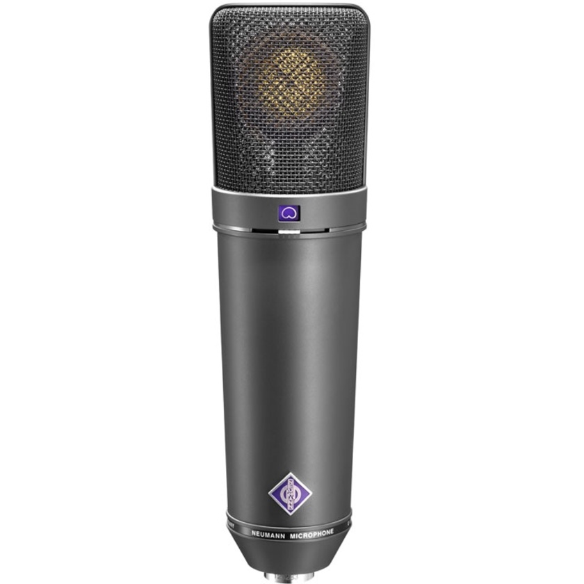 Neumann U 87 Ai MT Studio Set Large-Diaphragm Multipattern Condenser Microphone +Shock Mount (Black)