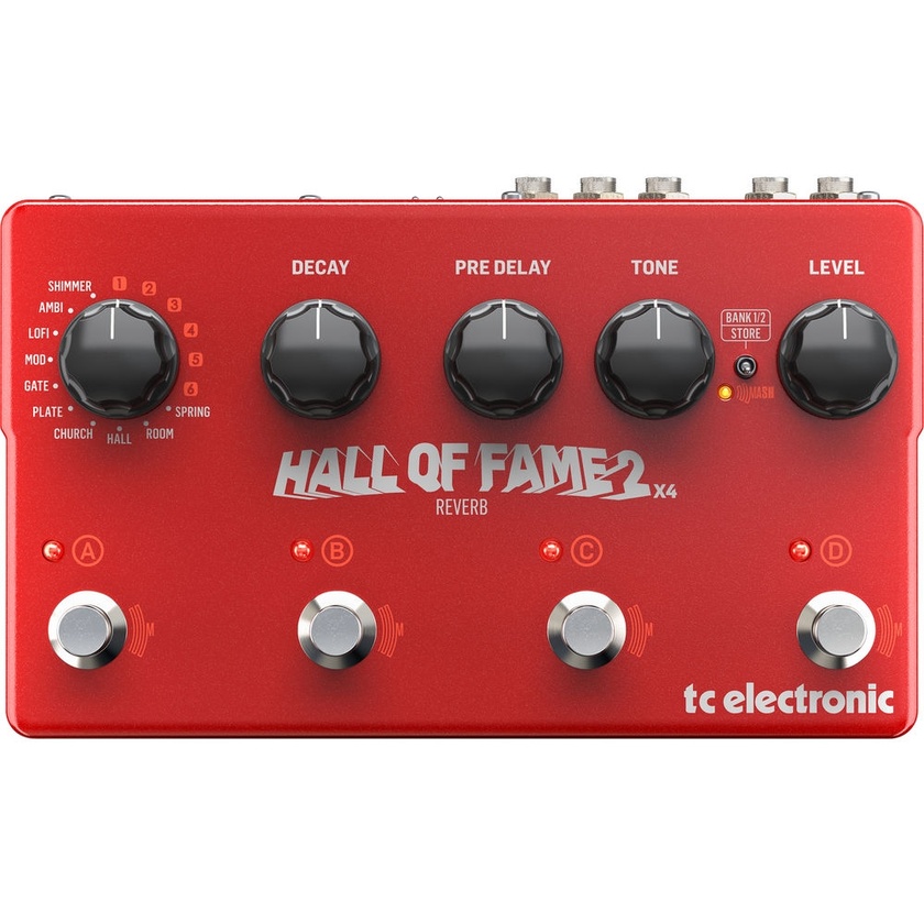 TC Electronic Hall of Fame 2x4 Reverb Pedal | Rubber Monkey | NZ