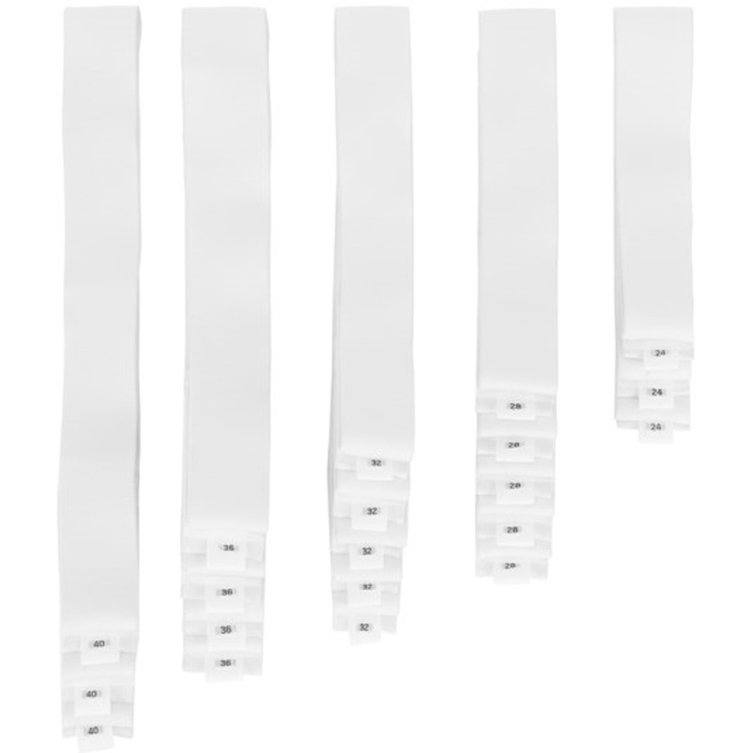 Wireless Mic Belts 20 Pack of Wireless Mic Belts (White)