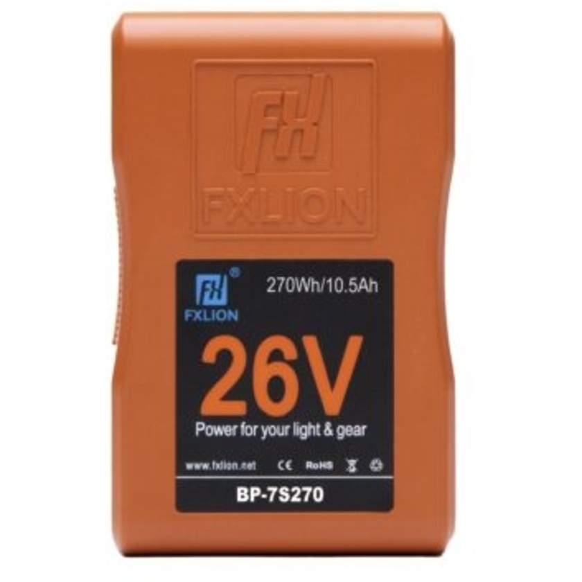 Fxlion BP-7S270 26V 270Wh Lithium-Ion Battery (V-Mount)
