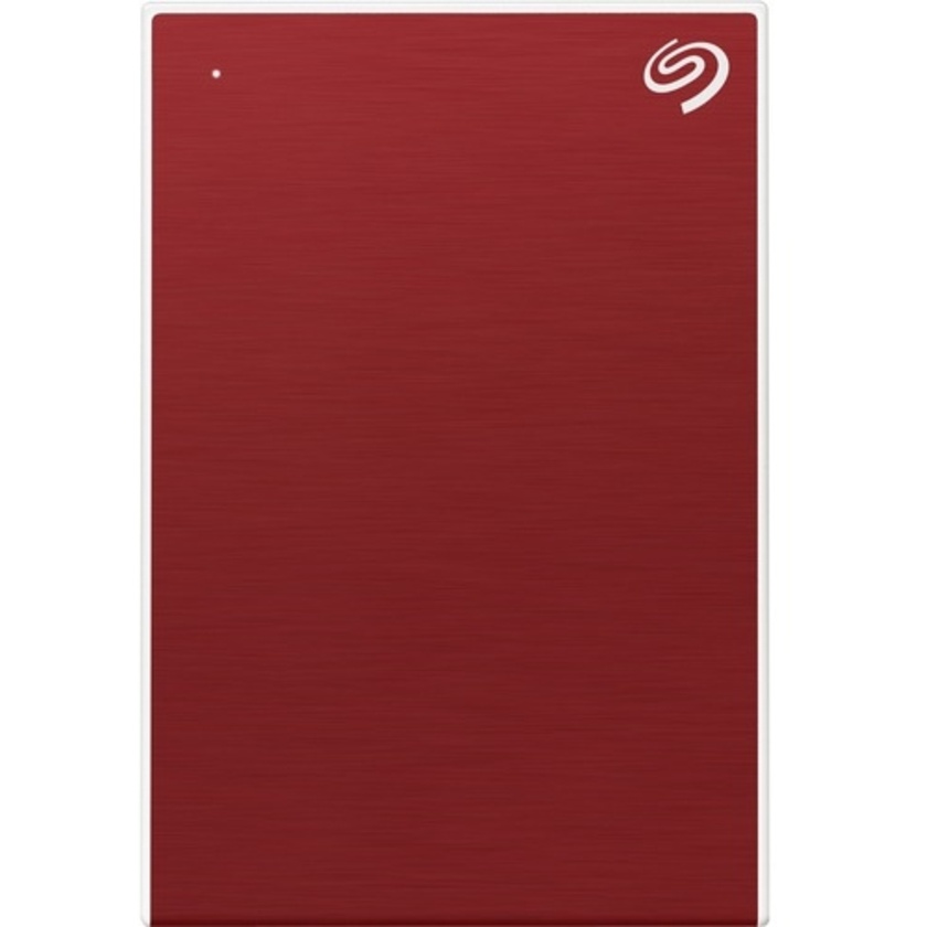 Seagate One Touch 2TB External HDD with Password Protection (Red)