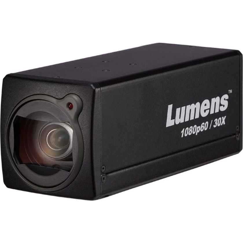 Lumens 1080P Box Cam with 30x Optical Zoom (Black)