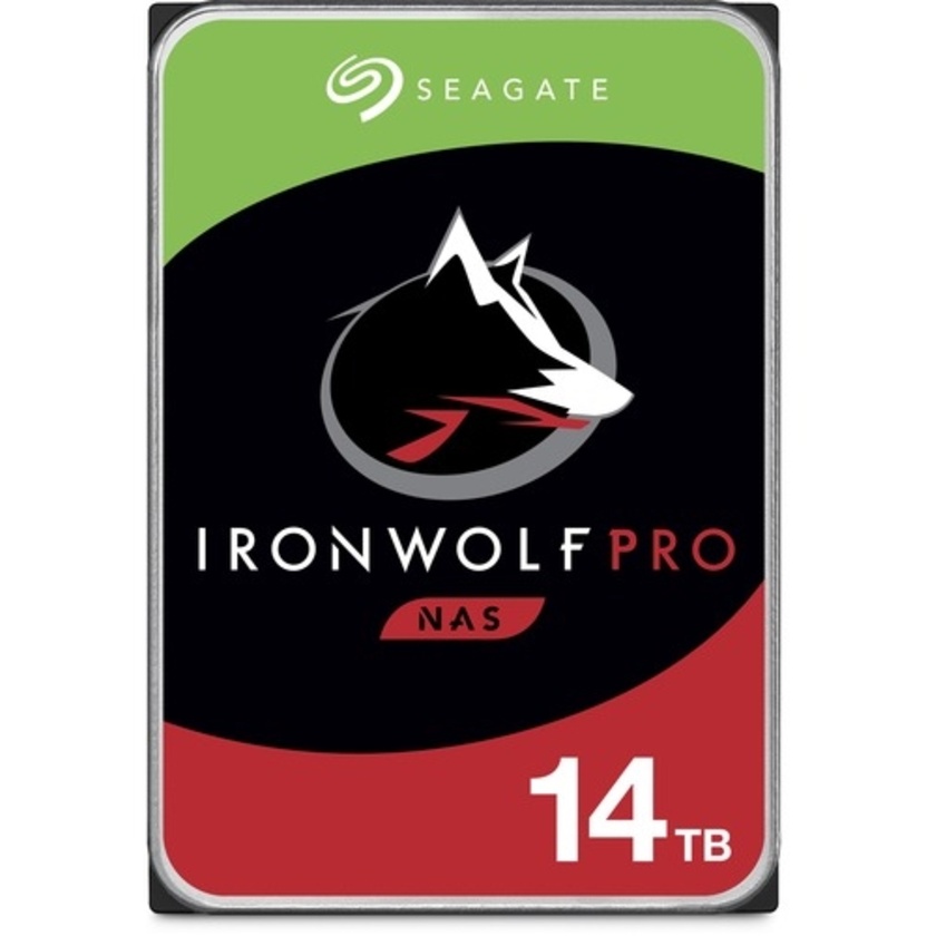 Seagate IronWolf Pro 14TB 3.5" Internal NAS Hard Drive (CMR)