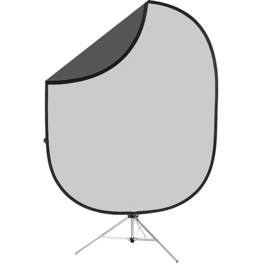 Savage Collapsible Background with 2.4m Stand 1.8 x 2.1m (Dark/Light Grey)