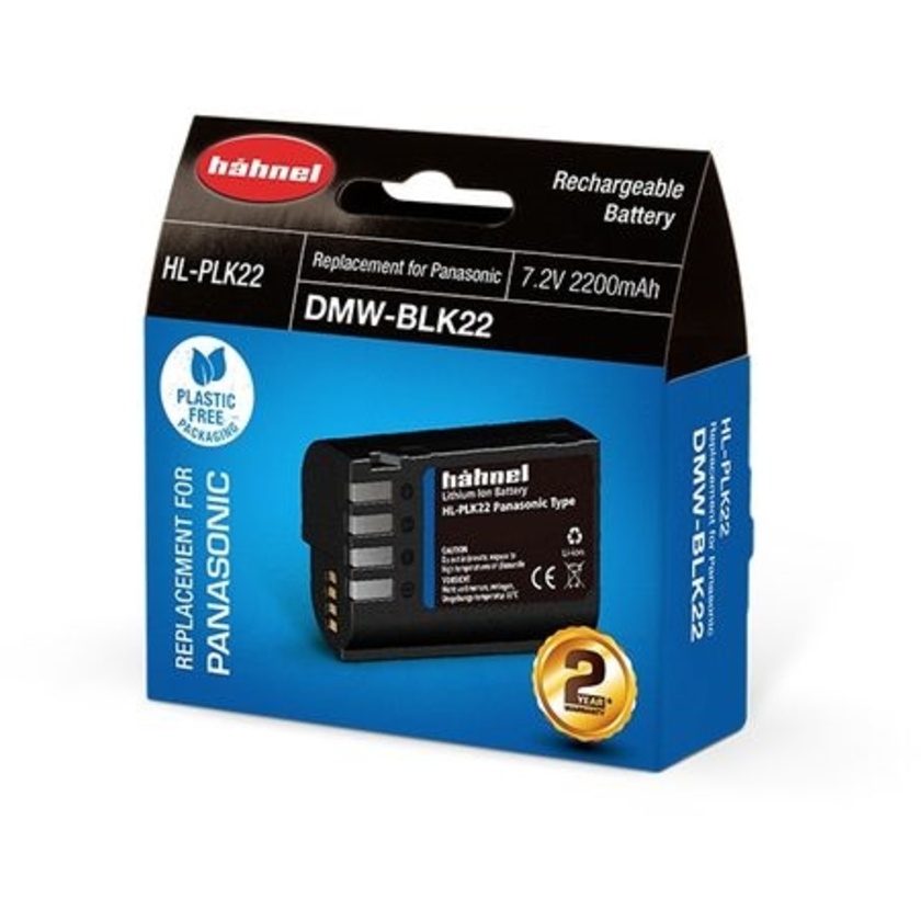 Hahnel HL-PLK22 Panasonic Compatible Battery (DMW-BLK22 Replacement)