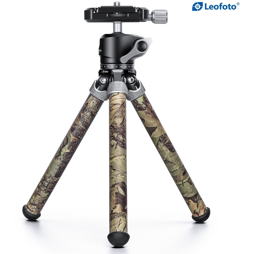 Leofoto Mini Carbon Fibre Tripod Kit MT-02C+LH-22 (Camo)