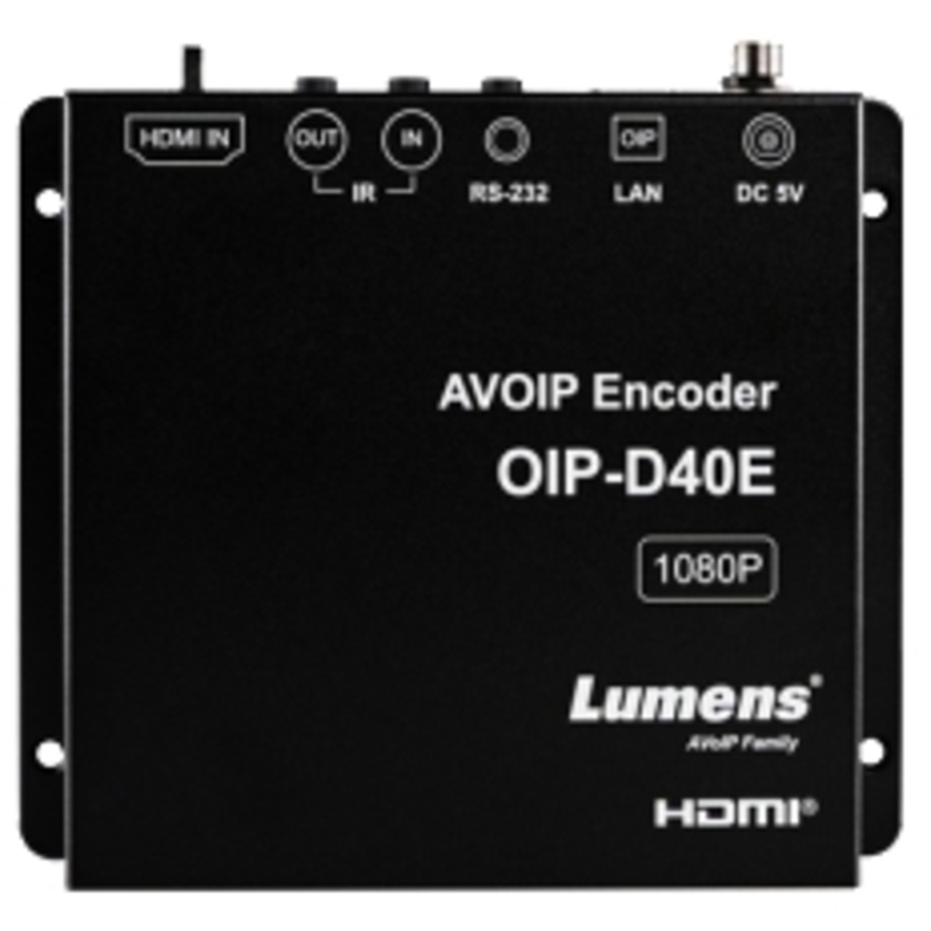 Lumens OIP-D40E 1080p HDMI AVoIP Encoder