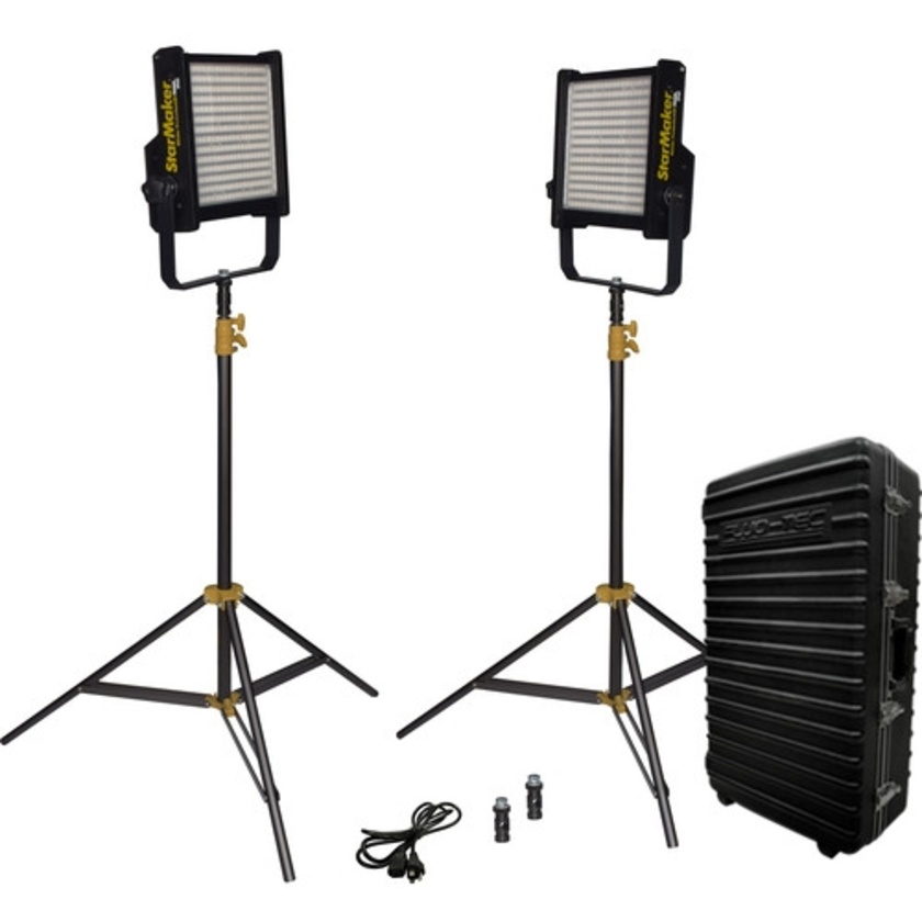 Fluotec StarMaker HP Weatherproof Tunable LED Light Panel Kit 2 (Gold-Mount)