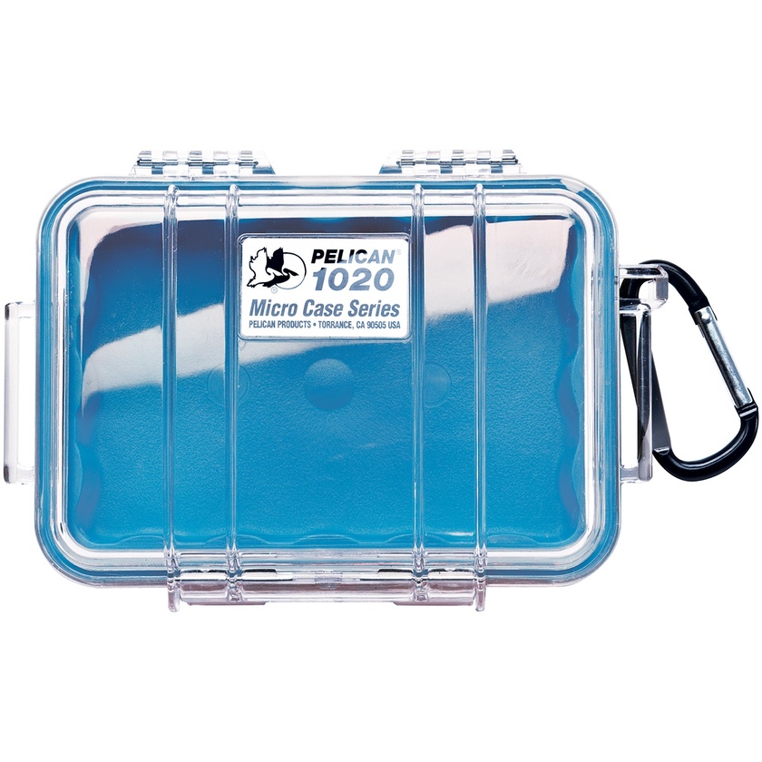Pelican 1020 Micro Case (Blue/Clear)