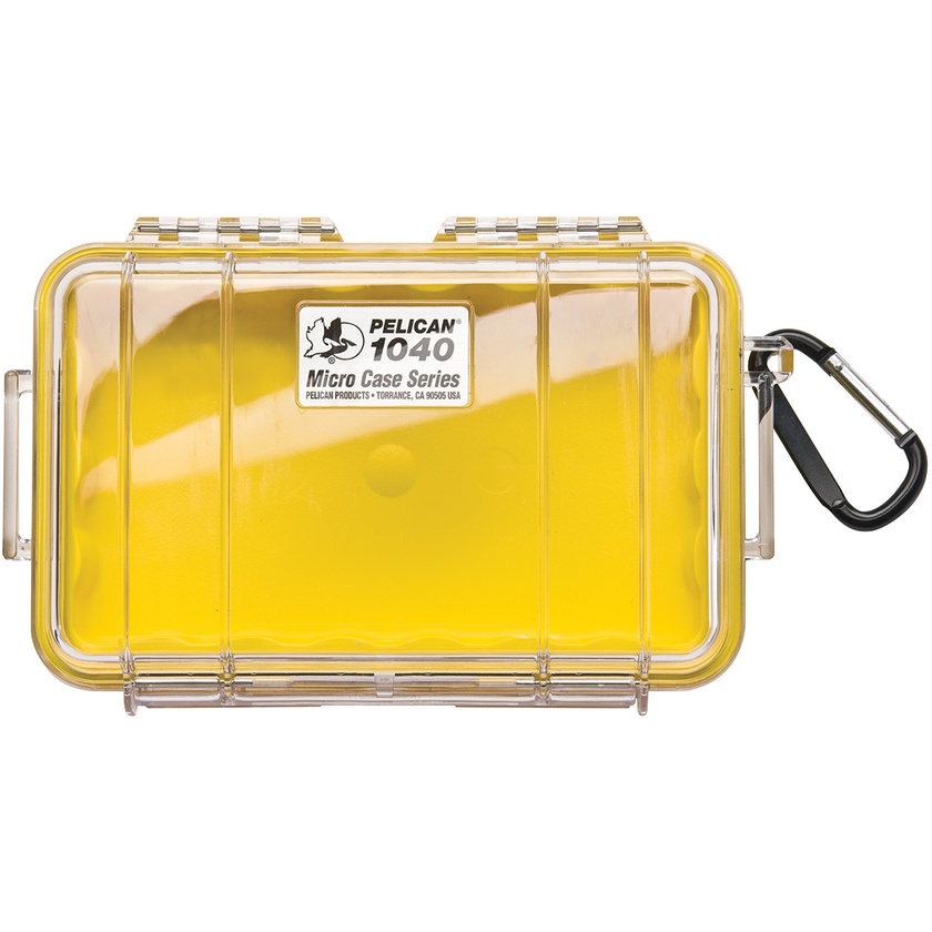 Pelican 1040 Micro Case (Yellow/Clear)