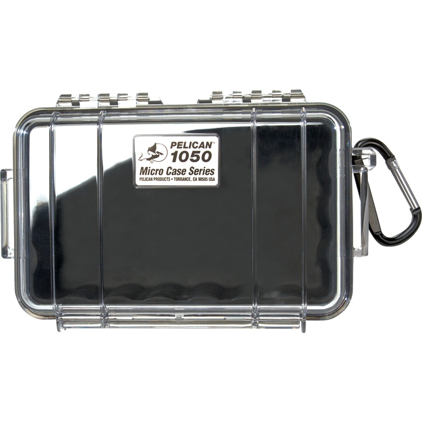 Pelican 1050 Micro Case (Black/Clear)