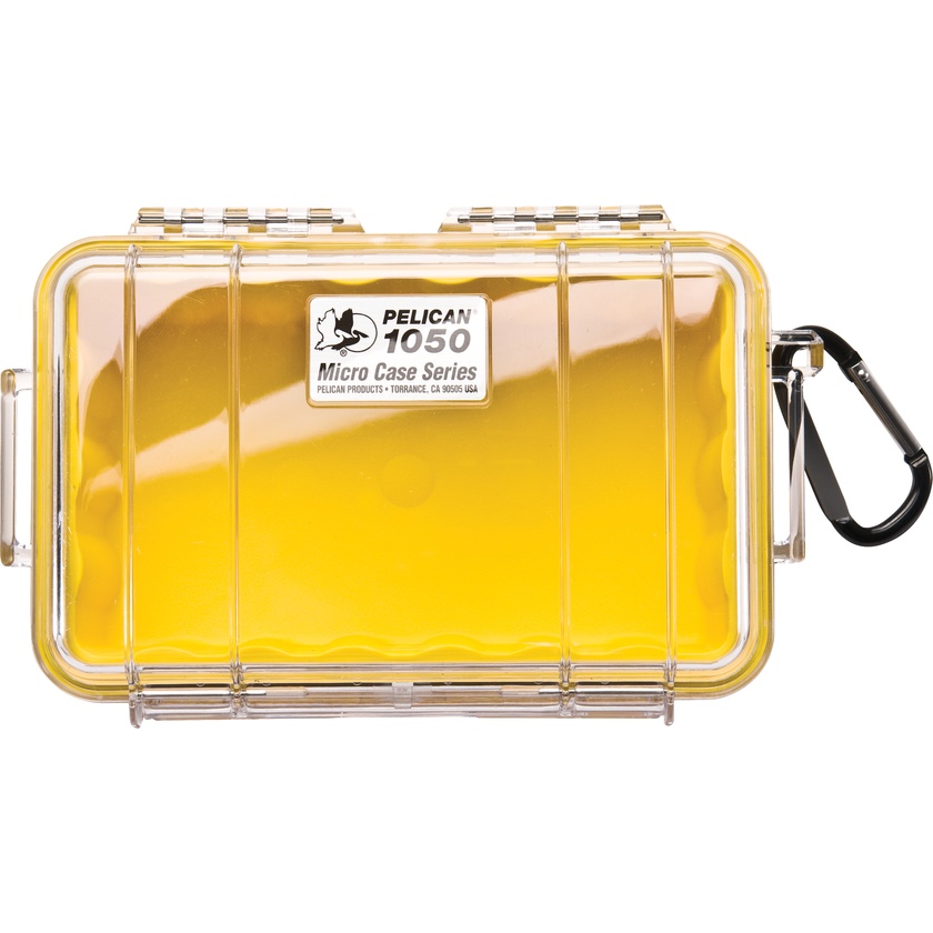 Pelican 1050 Micro Case (Yellow/Clear)