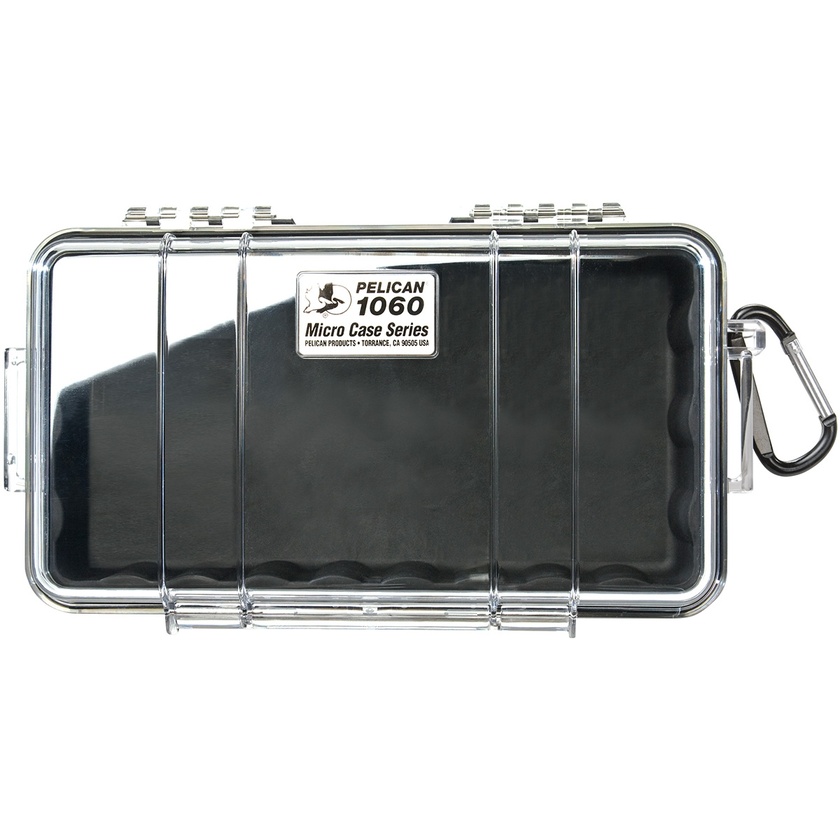 Pelican 1060 Micro Case (Black/Clear)